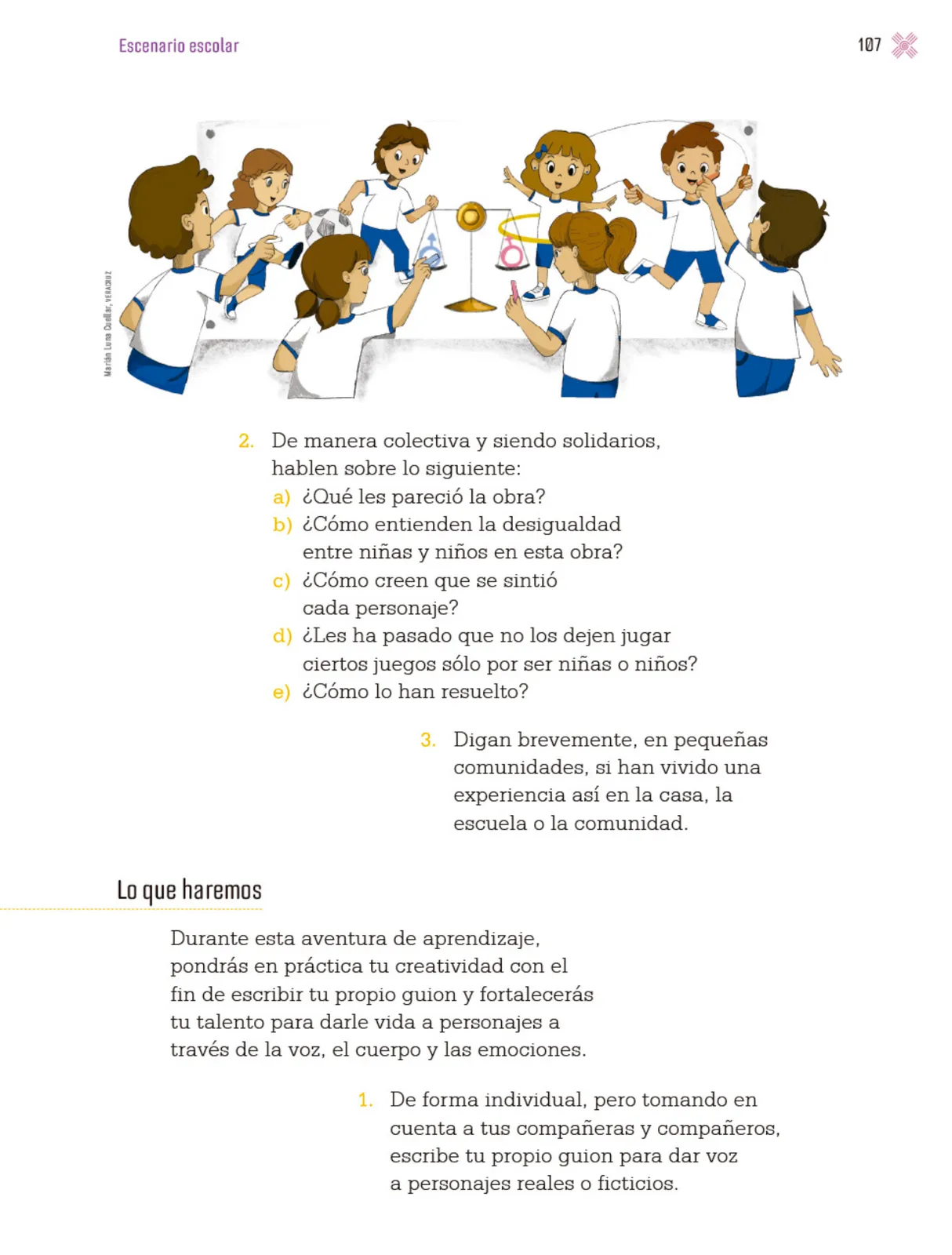 Miniatura página 110 de Proyectos Escolares.   Libro de Educación Primaria Grado 3°  Ciclo Escolar 2025 - 2026