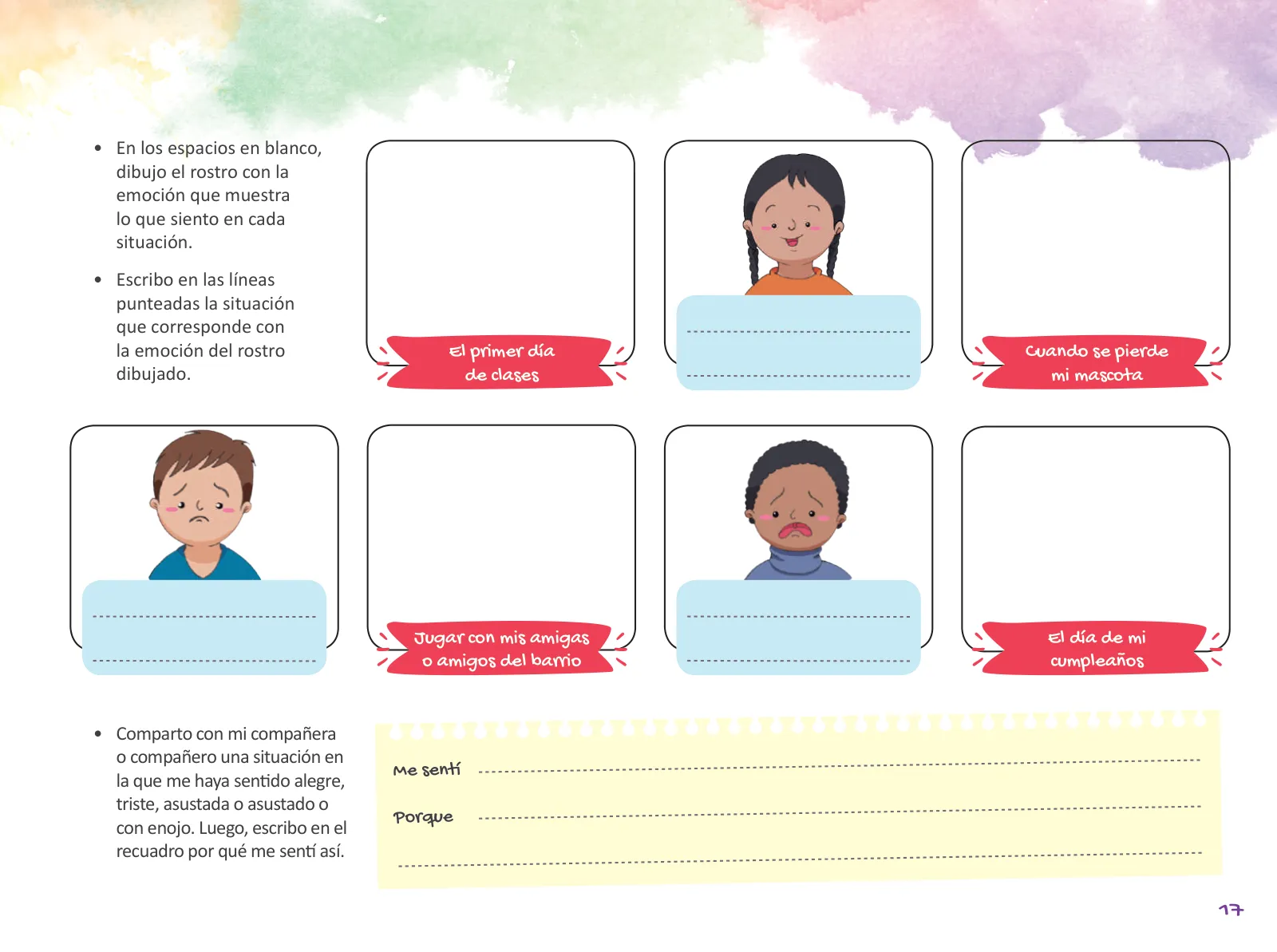 Miniatura página 19 de Cuadernillo de Tutoría Cuarto Grado Educación Primaria 2019 ﻿ · 2019