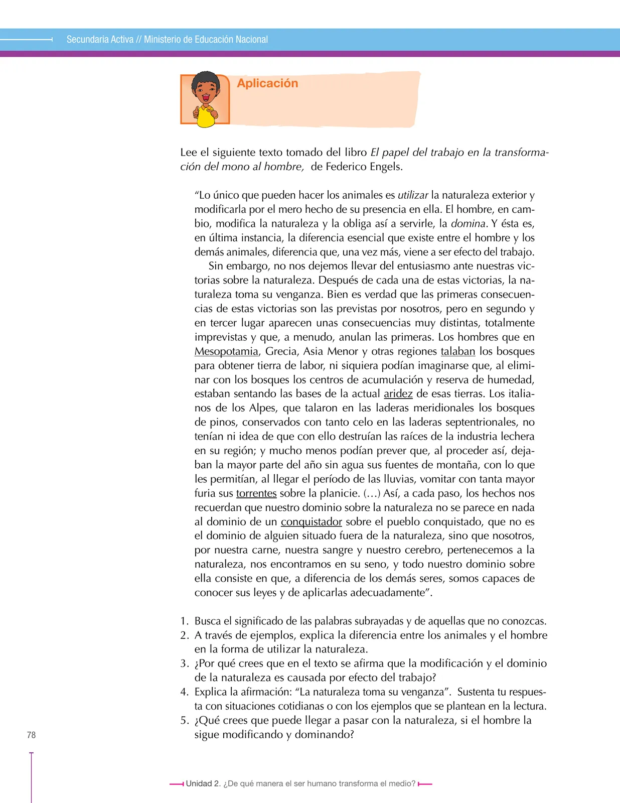 Miniatura página 78 de Ciencias Sociales 6° · Secundaria Activa