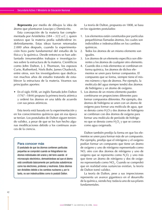 Página 42 de Ciencias Naturales 7° · Secundaria Activa