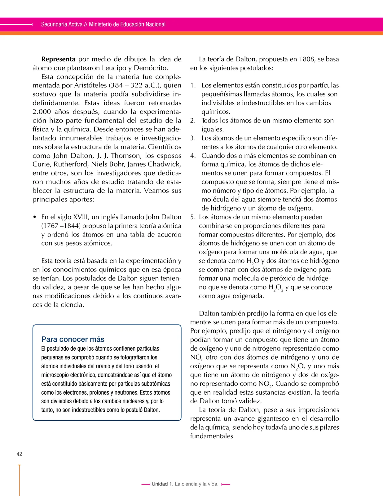 Miniatura página 42 de Ciencias Naturales 7° · Secundaria Activa