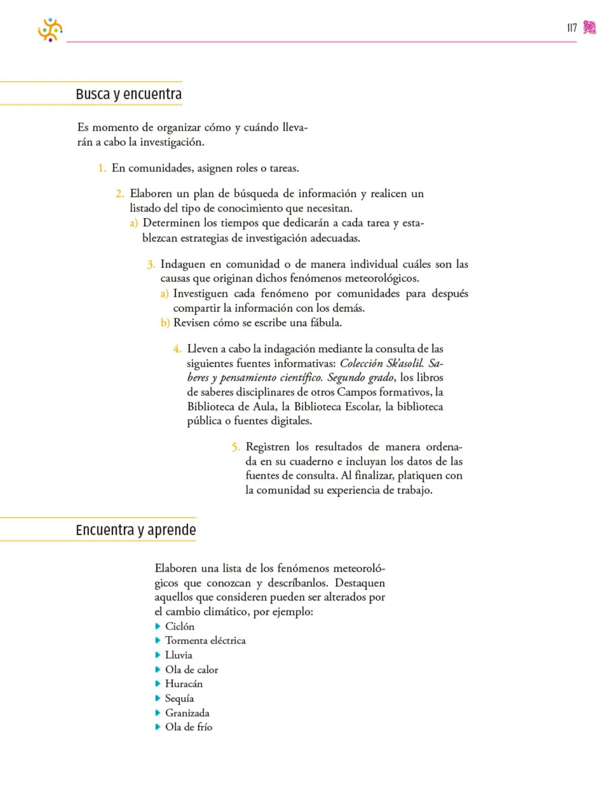 Miniatura página 118 de Colección Sk´asolil. Nuestro libro de proyectos.   Libro de Educación Secundaria Grado 2°  Ciclo Escolar 2025 - 2026