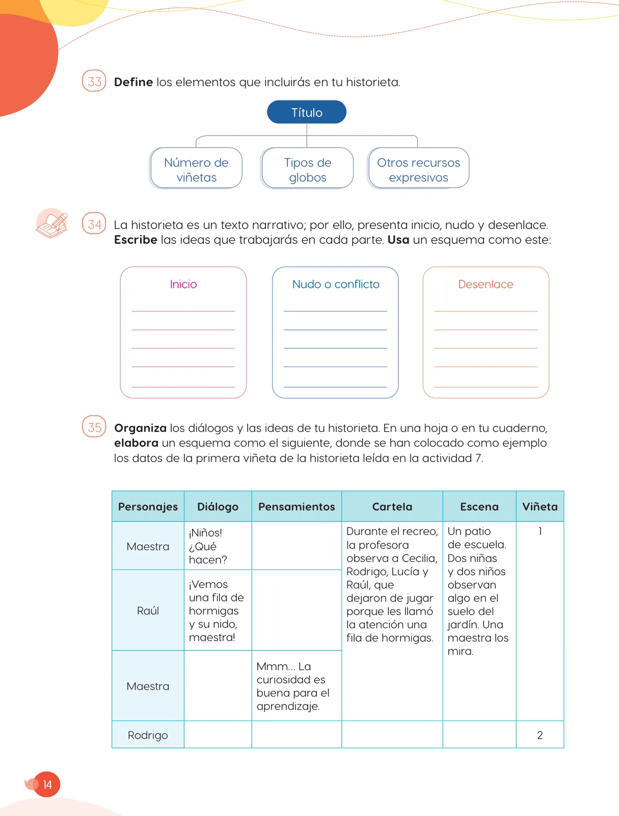 Miniatura página 16 de Cuadernillo de Comunicación 5. Quinto grado de Primaria · 2024