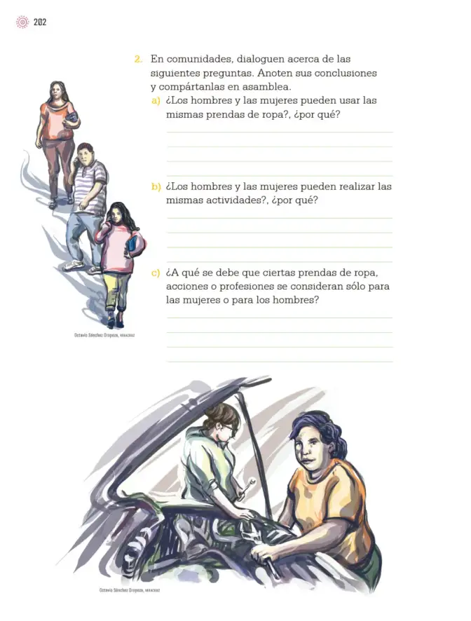 Página 205 de Proyectos de Aula. Libro de Educación Primaria Grado 3° Ciclo Escolar 2025 - 2026
