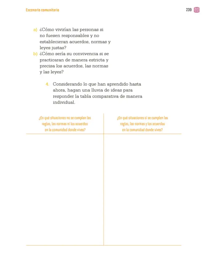 Página 242 de Proyectos Comunitarios. Libro de Educación Primaria Grado 3° Ciclo Escolar 2025 - 2026