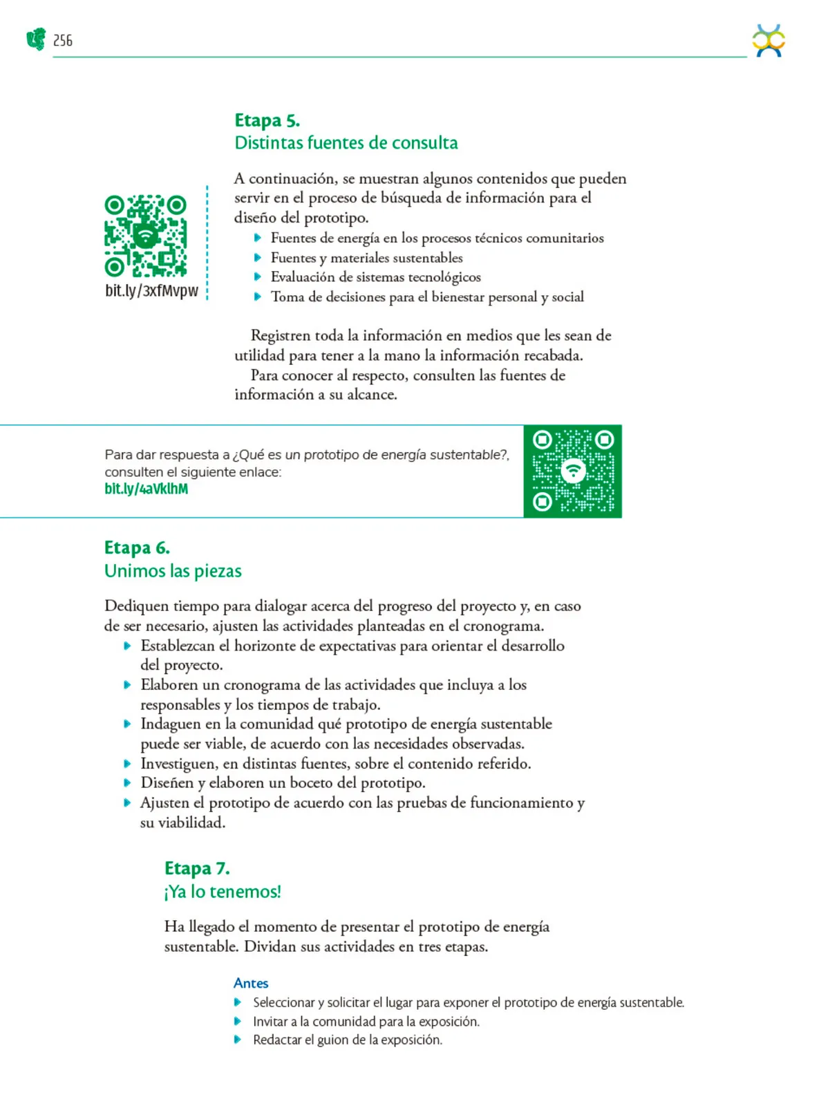 Miniatura página 257 de Colección Nanahuatzin. Nuestro libro de Proyectos.  Tomo II.  Libro de Educación Telesecundaria Grado 3°  Ciclo Escolar 2025 - 2026