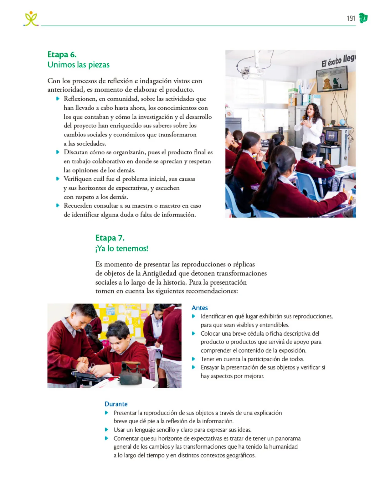 Página 192 de Colección Nanahuatzin. Nuestro libro de Proyectos. Tomo I. Libro de Educación Telesecundaria Grado 3° Ciclo Escolar 2025 - 2026