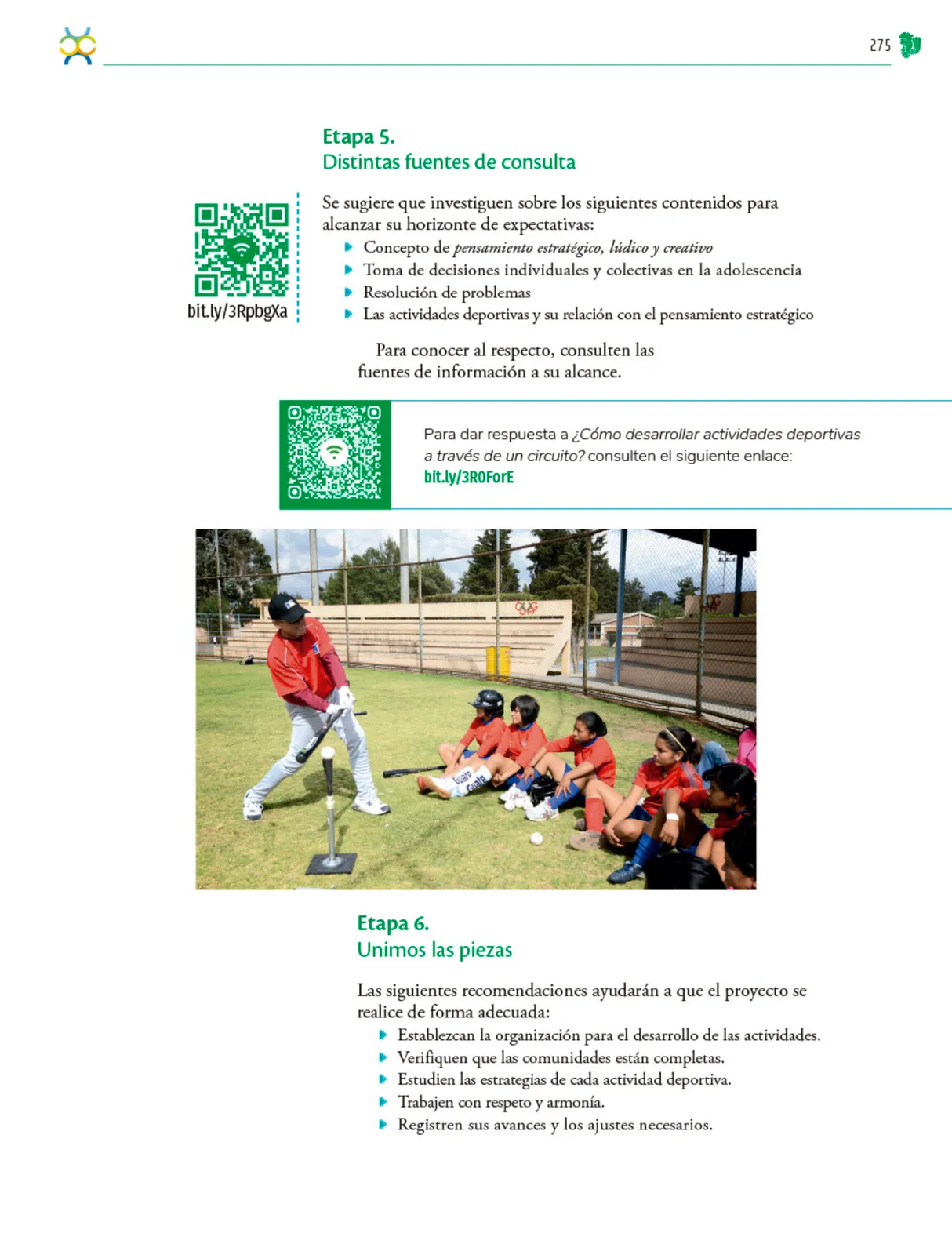 Miniatura página 276 de Colección Ximhai. Nuestro libro de Proyectos. Tomo I.   Libro de Educación Telesecundaria Grado 1°  Ciclo Escolar 2025 - 2026