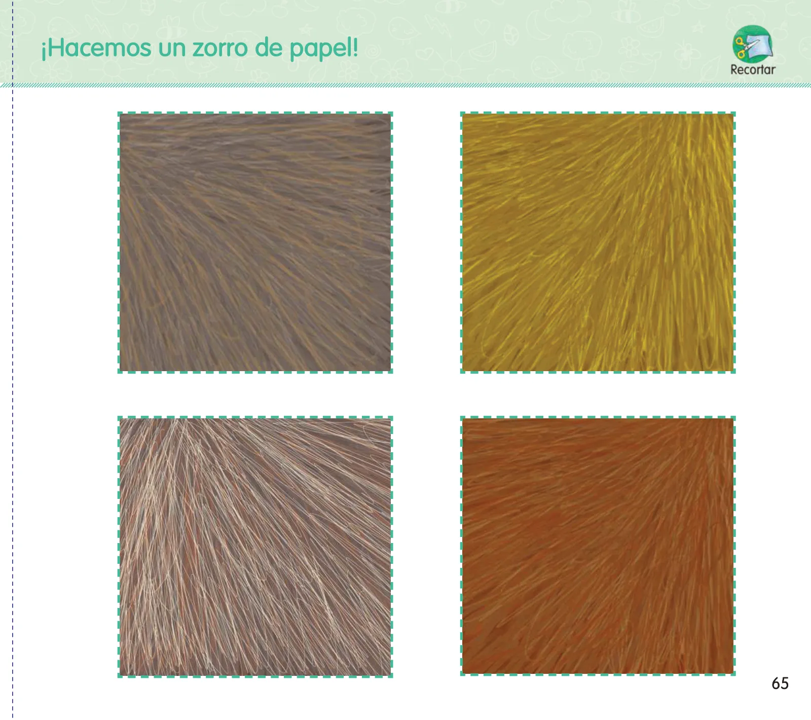 Página 67 de Crea, resuelve y aprende. Material impreso para niñas y niños de 4 años · 2024