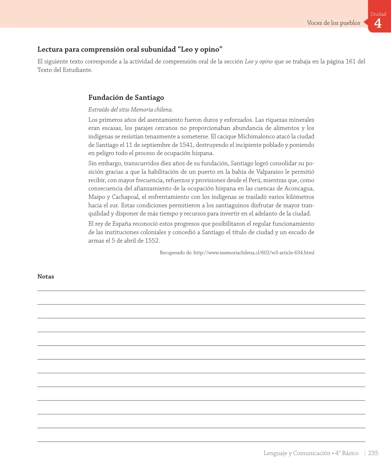 Página 61 de Lenguaje y Comunicación – Cuarto Básico | Texto del Estudiante MINEDUC – Descargar PDF · 2024