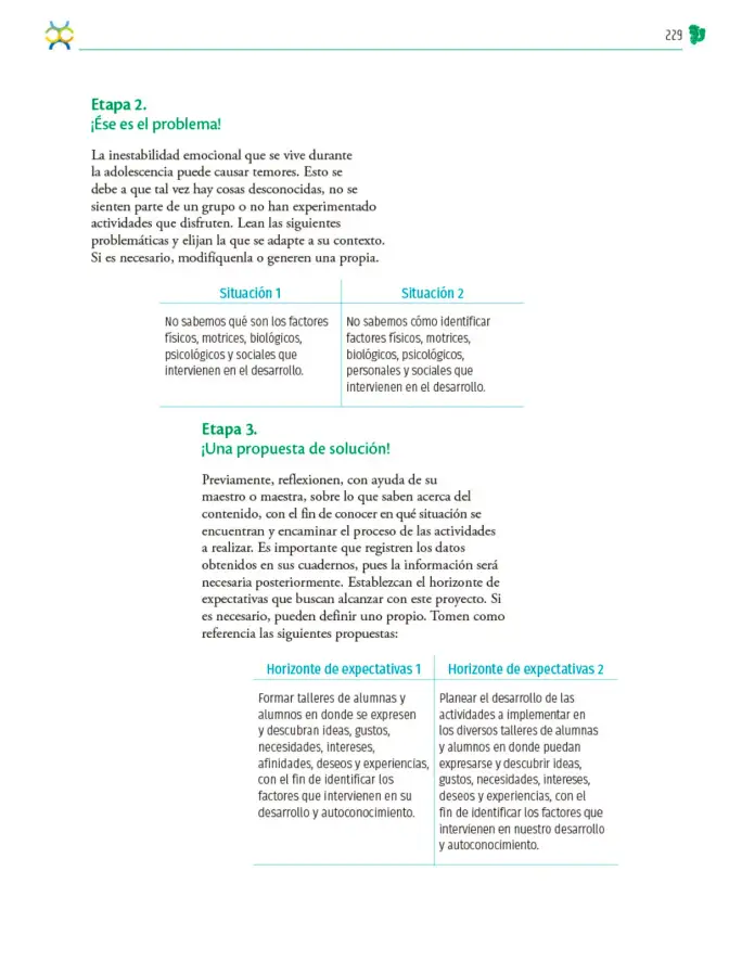 Página 230 de Colección Ximhai. Nuestro libro de Proyectos. Tomo II. Libro de Educación Telesecundaria Grado 1° Ciclo Escolar 2025 - 2026