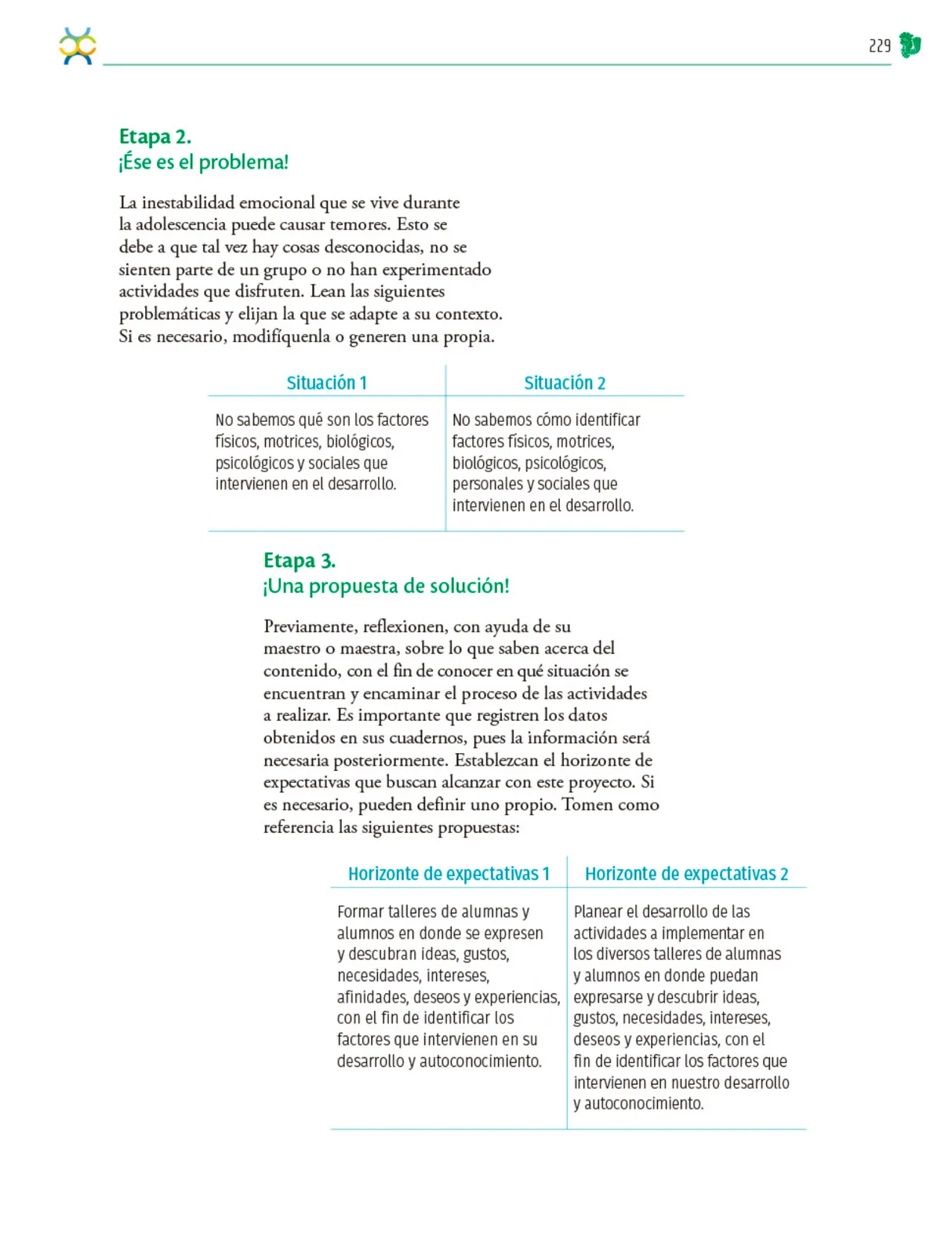 Miniatura página 230 de Colección Ximhai. Nuestro libro de Proyectos.  Tomo II.   Libro de Educación Telesecundaria Grado 1°  Ciclo Escolar 2025 - 2026