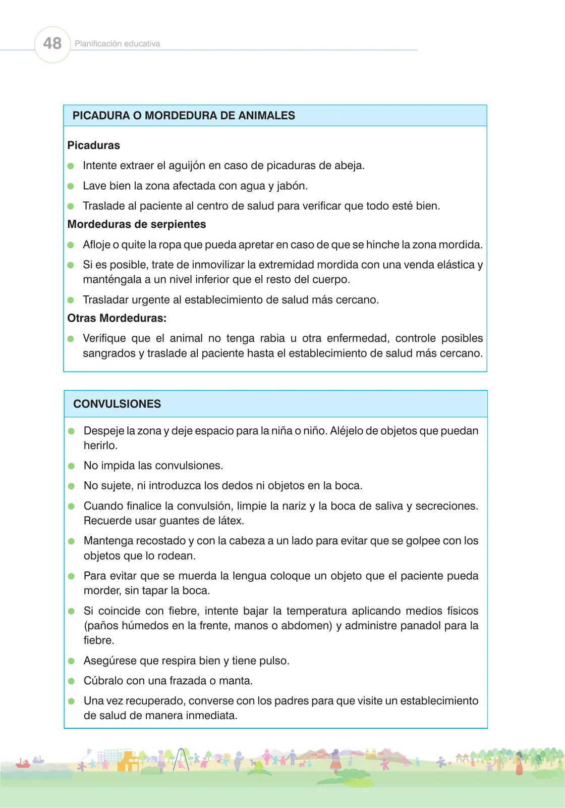Página 50 de Orientaciones para el funcionamiento de las cunas y cunas jardín que brindan el servicio de educación y cuidado diurno con atención integral para niñas y niños de 12 a 36 meses : guía del servicio y protocolos · 2024