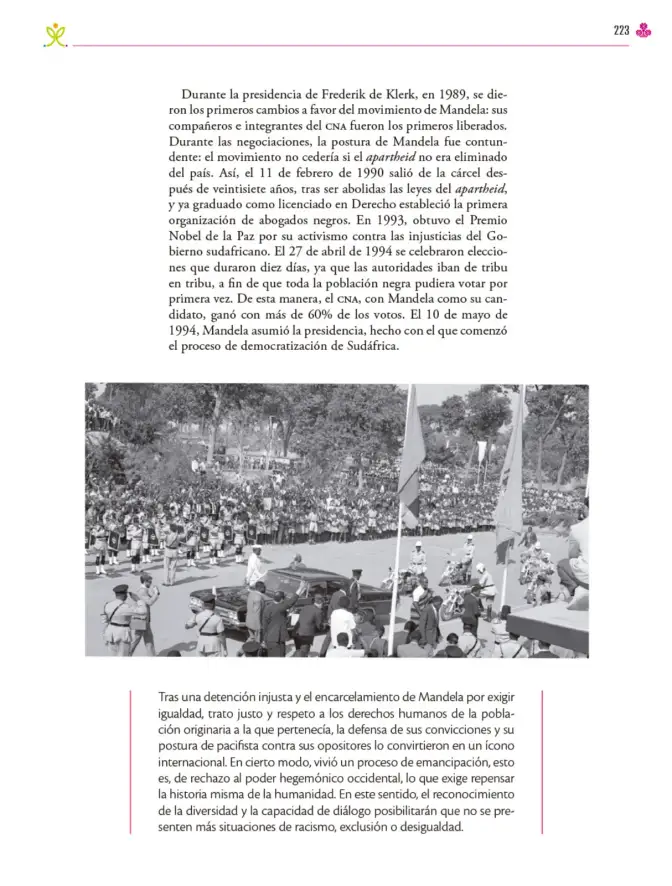 Página 224 de Colección Nanahuatzin. Ética, naturaleza y sociedades. Libro de Educación Secundaria Grado 3° Ciclo Escolar 2025 - 2026