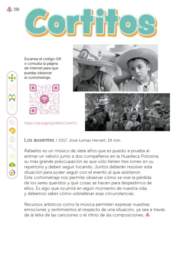 Página 237 de Múltiples lenguajes. Libro de Educación Primaria Grado 4° Ciclo Escolar 2025 - 2026