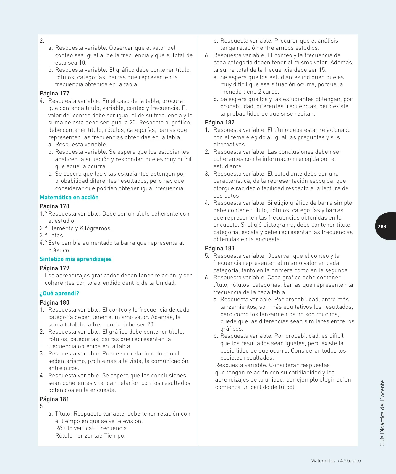 Miniatura página 298 de Matemática – Cuarto Básico | Texto del Estudiante MINEDUC – Descargar PDF · 2024