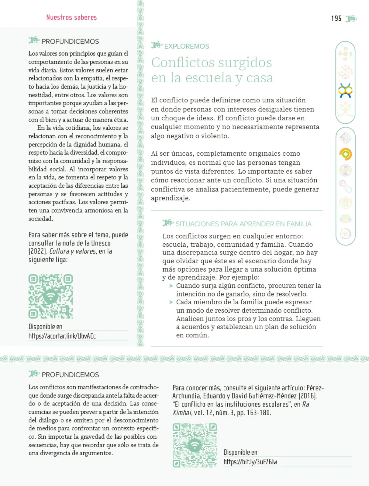 Página 196 de Nuestros saberes: Libro para alumnos, maestros y familia.   Libro de Educación Primaria Grado 5°  Ciclo Escolar 2025 - 2026