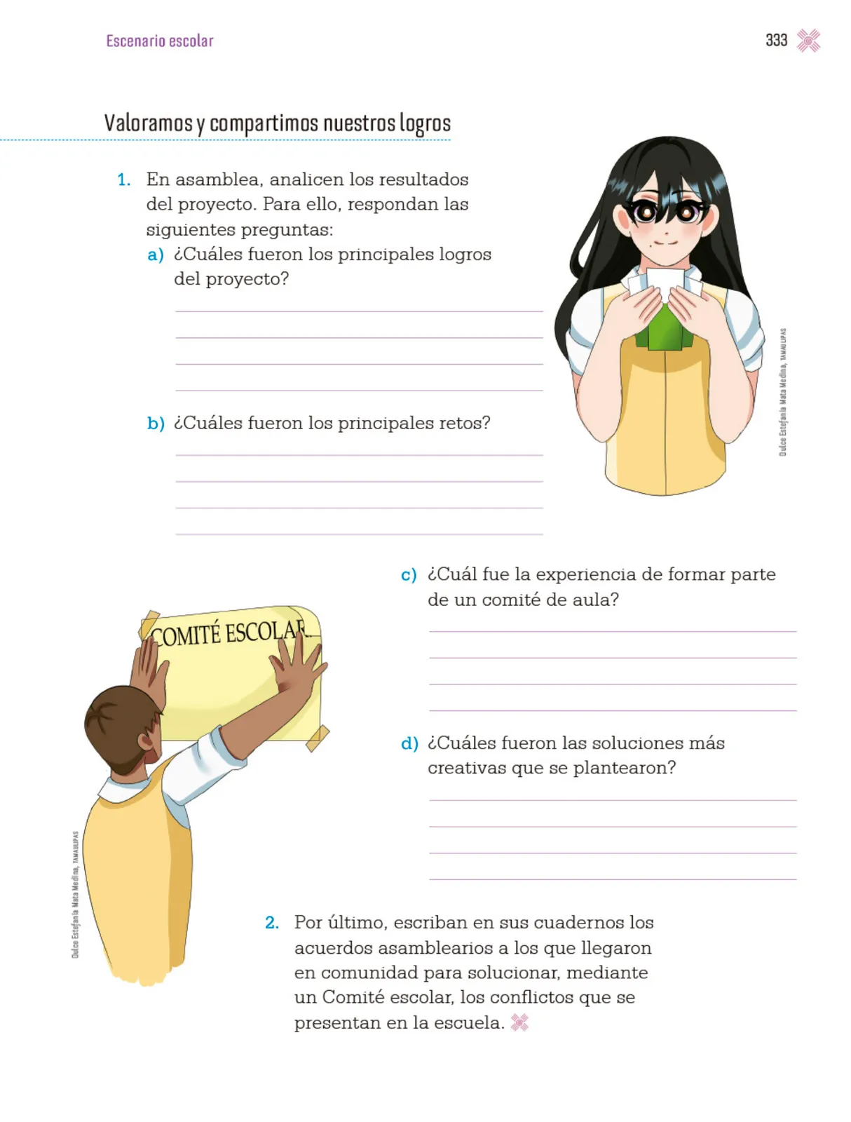 Miniatura página 336 de Proyectos Escolares.   Libro de Educación Primaria Grado 4°  Ciclo Escolar 2025 - 2026