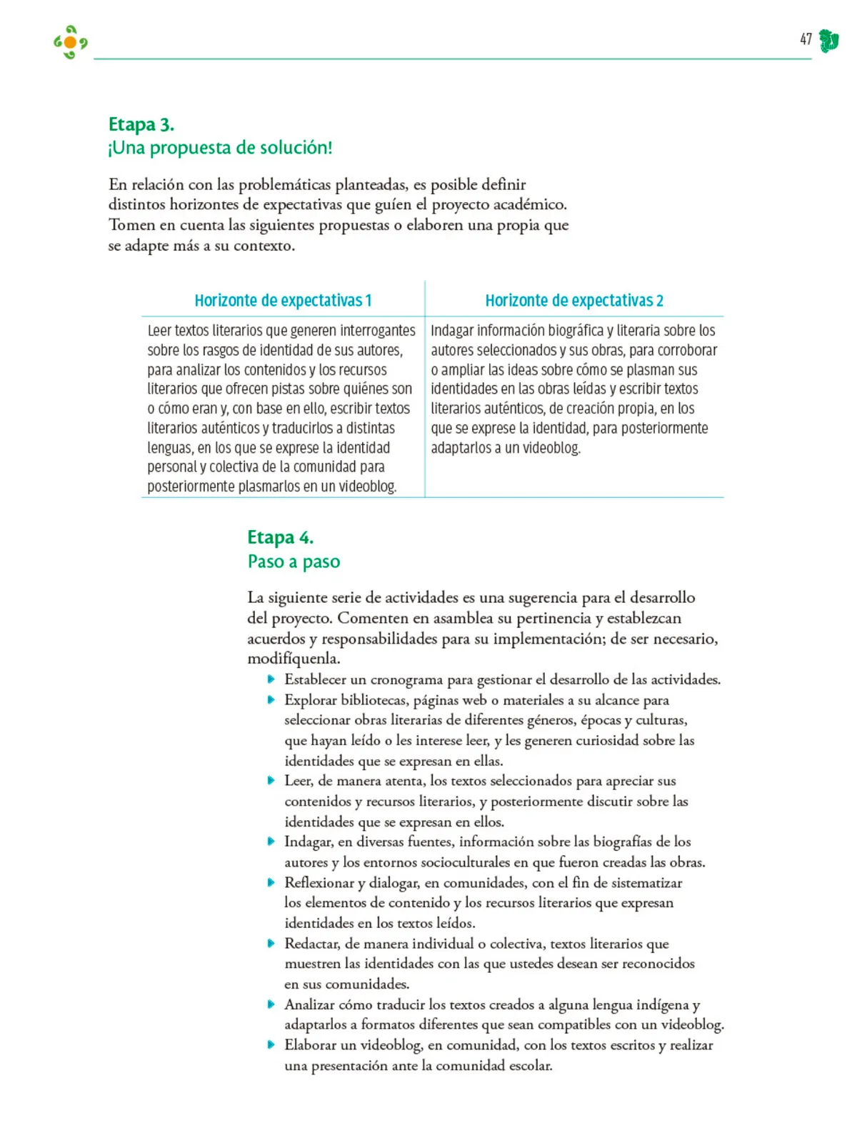 Miniatura página 48 de Colección Sk´asolil. Nuestro libro de Proyectos.  Tomo II.  Libro de Educación Telesecundaria Grado 2°  Ciclo Escolar 2025 - 2026