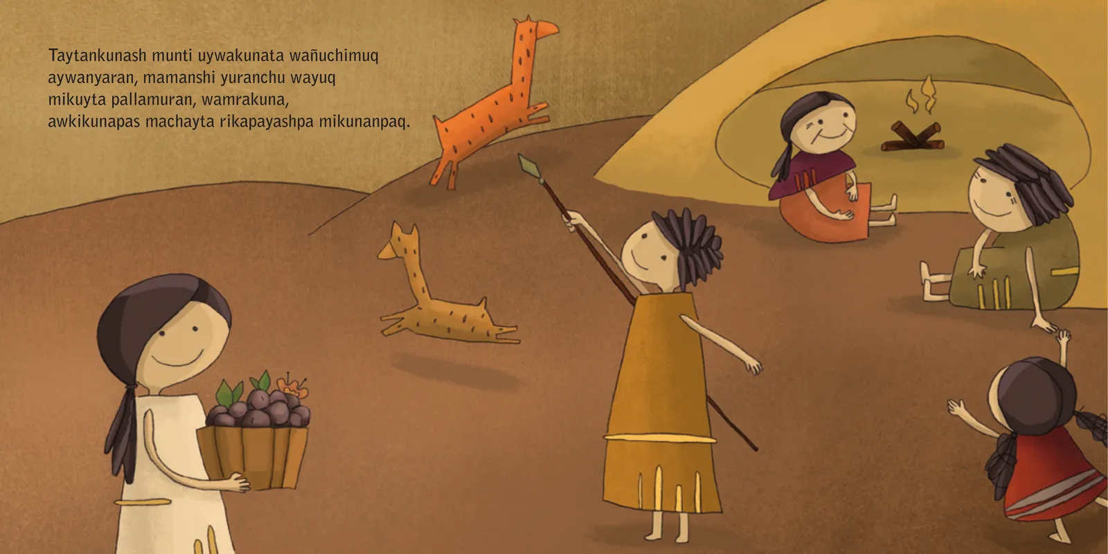 Miniatura página 4 de Unay wata ñawpata - Antes muy antes. Willakuy 5, Quechua Huánuco · 2009