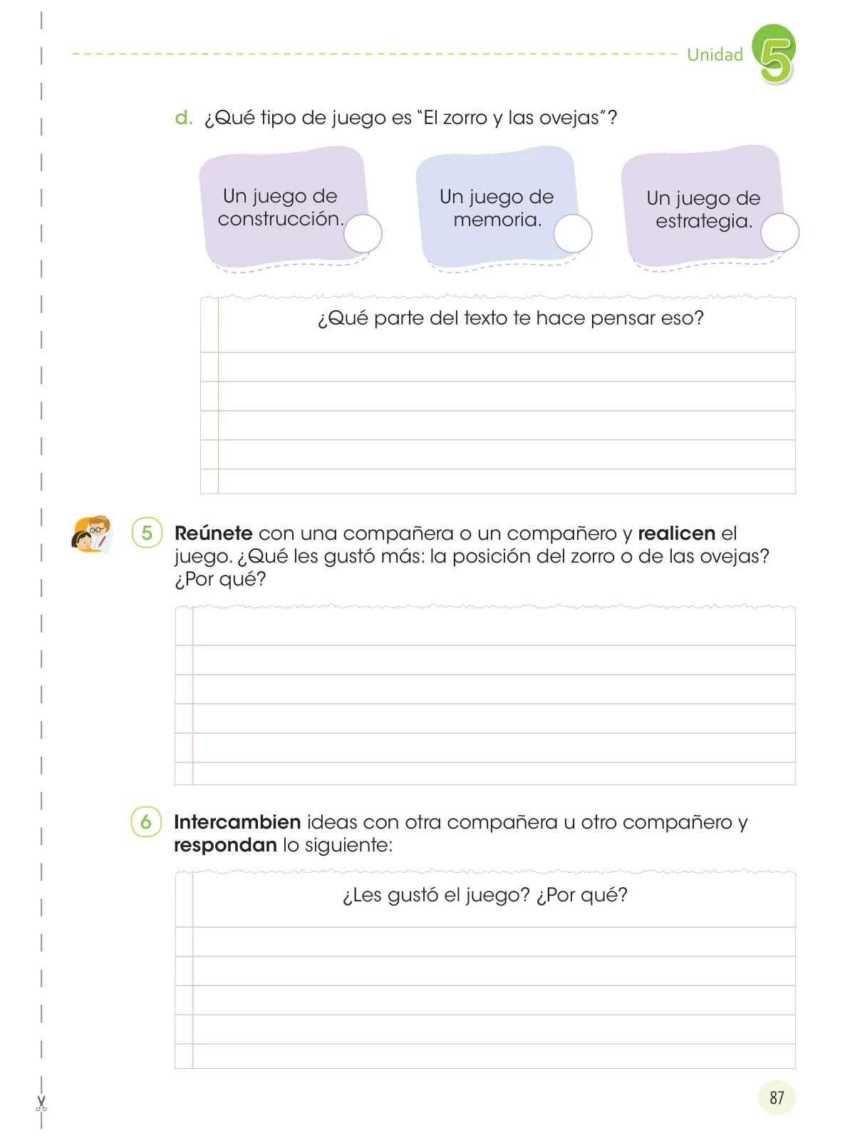 Página 89 de Comunicación 3 : cuaderno de trabajo para tercer grado de Educación Primaria 2019 · 2019