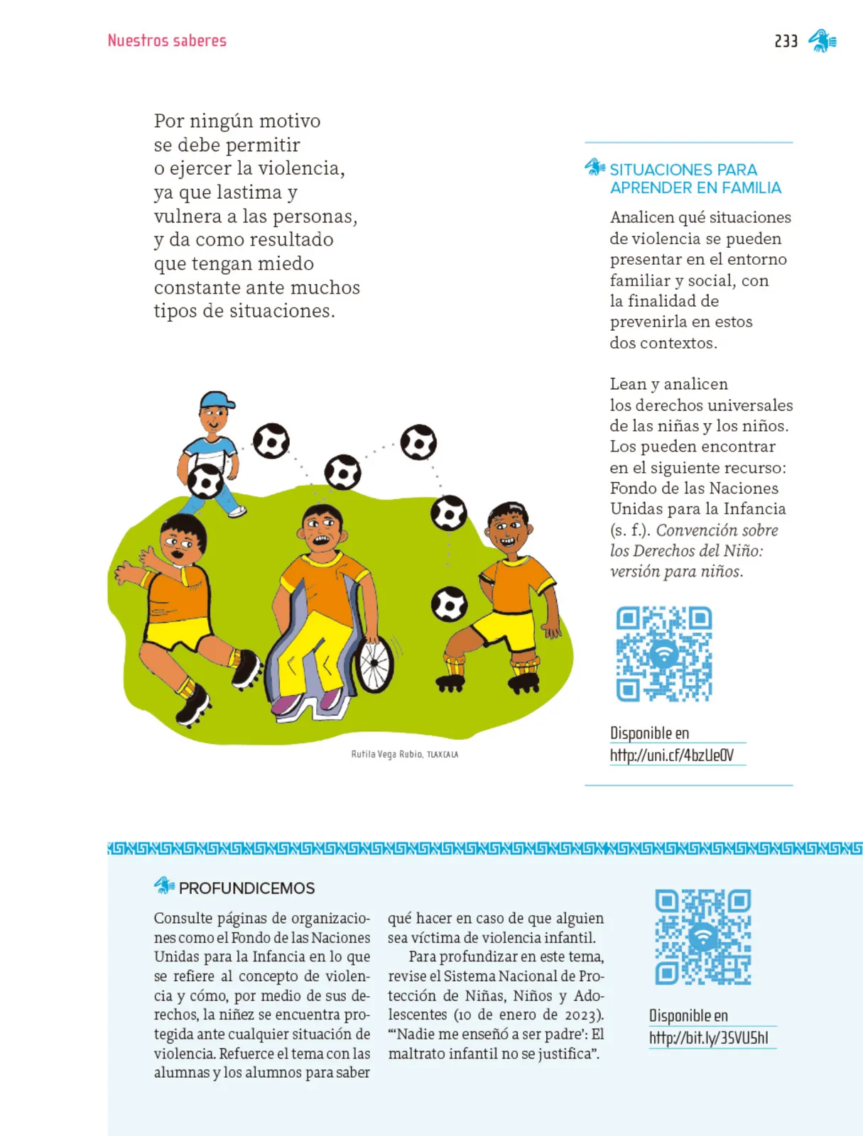 Página 234 de Nuestros saberes: Libro para alumnos, maestros y familia. Libro de Educación Primaria Grado 1° Ciclo Escolar 2025 - 2026