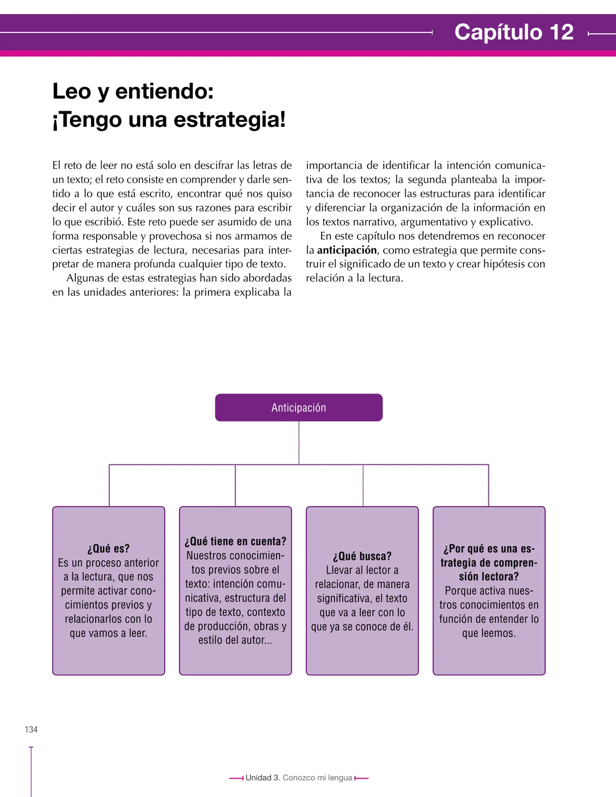 Página 134 de Lenguaje 6° · Secundaria Activa
