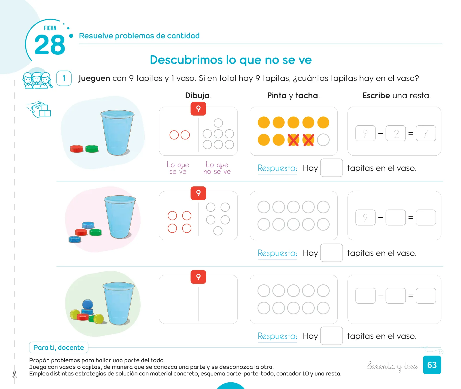 Página 65 de Cuadernillo de Matemática 1, primer grado de Primaria · 2023