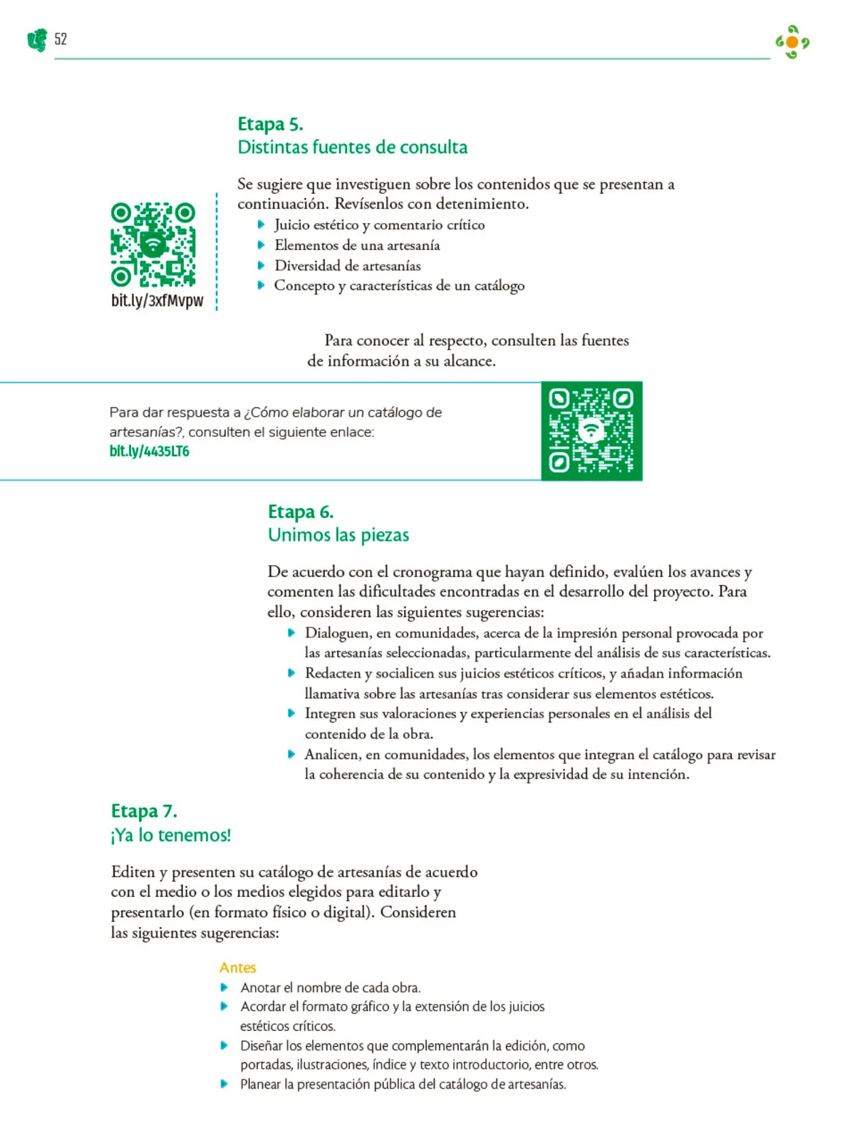 Página 53 de Colección Sk´asolil. Nuestro libro de Proyectos. Tomo II. Libro de Educación Telesecundaria Grado 2° Ciclo Escolar 2025 - 2026