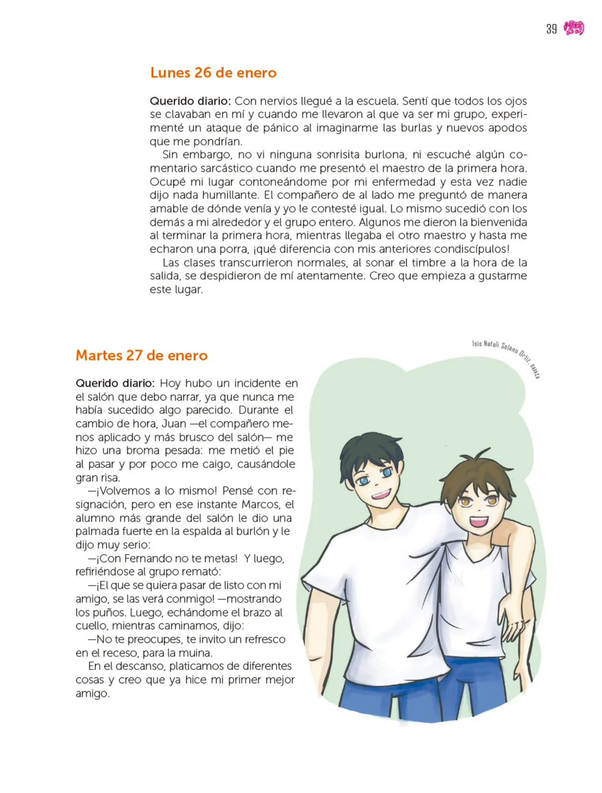 Miniatura página 40 de Colección Nanahuatzin. Múltiples lenguajes.   Libro de Educación Secundaria Grado 3°  Ciclo Escolar 2025 - 2026