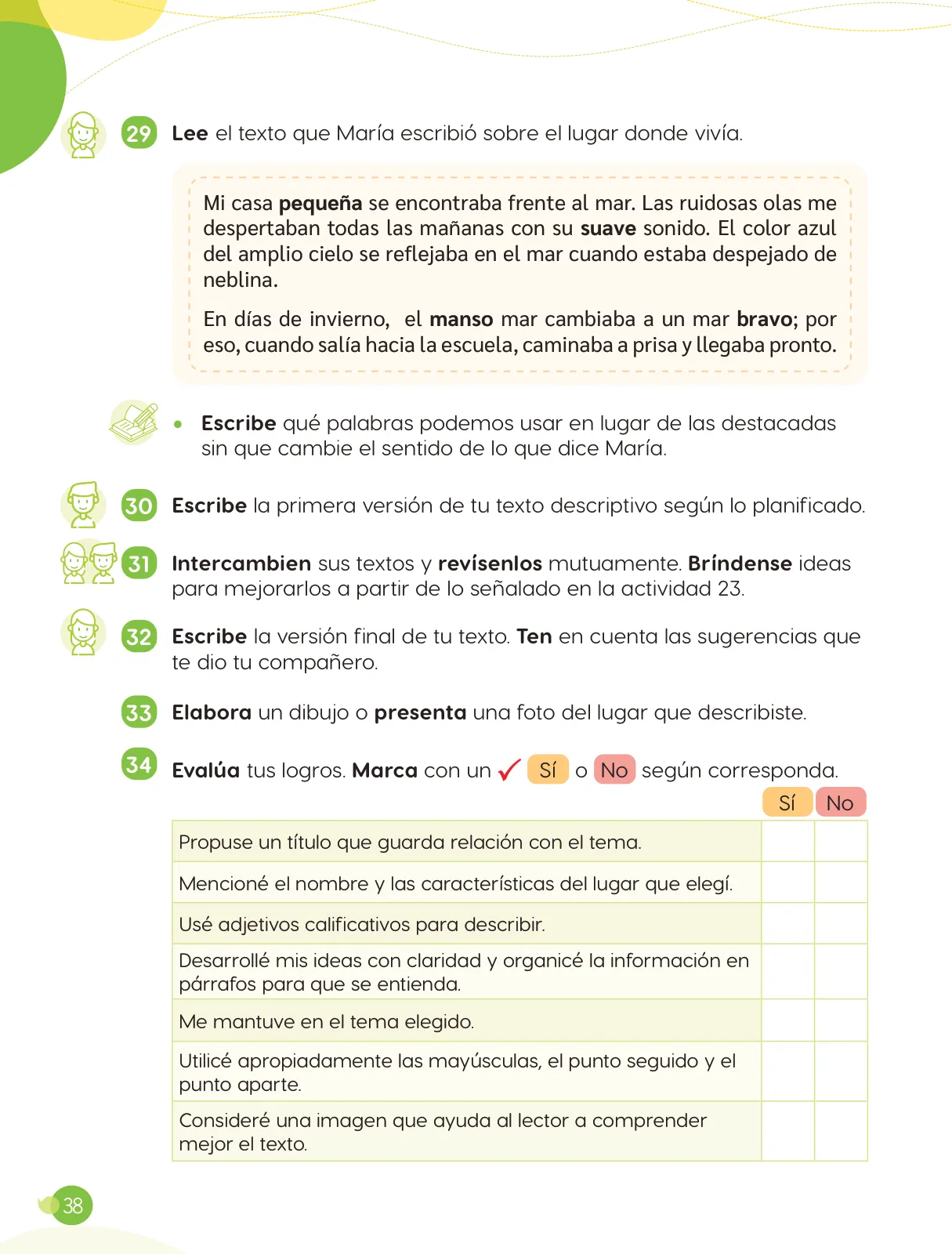 Miniatura página 40 de Cuadernillo de Comunicación 4. Cuarto grado de Primaria · 2024