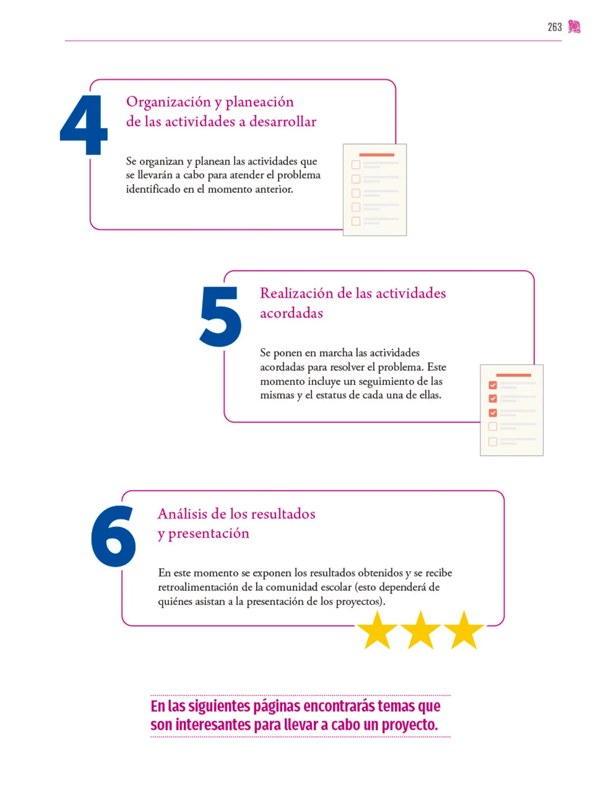 Página 264 de Colección Ximhai. Nuestro libro de proyectos.   Libro de Educación Secundaria Grado 1°  Ciclo Escolar 2025 - 2026