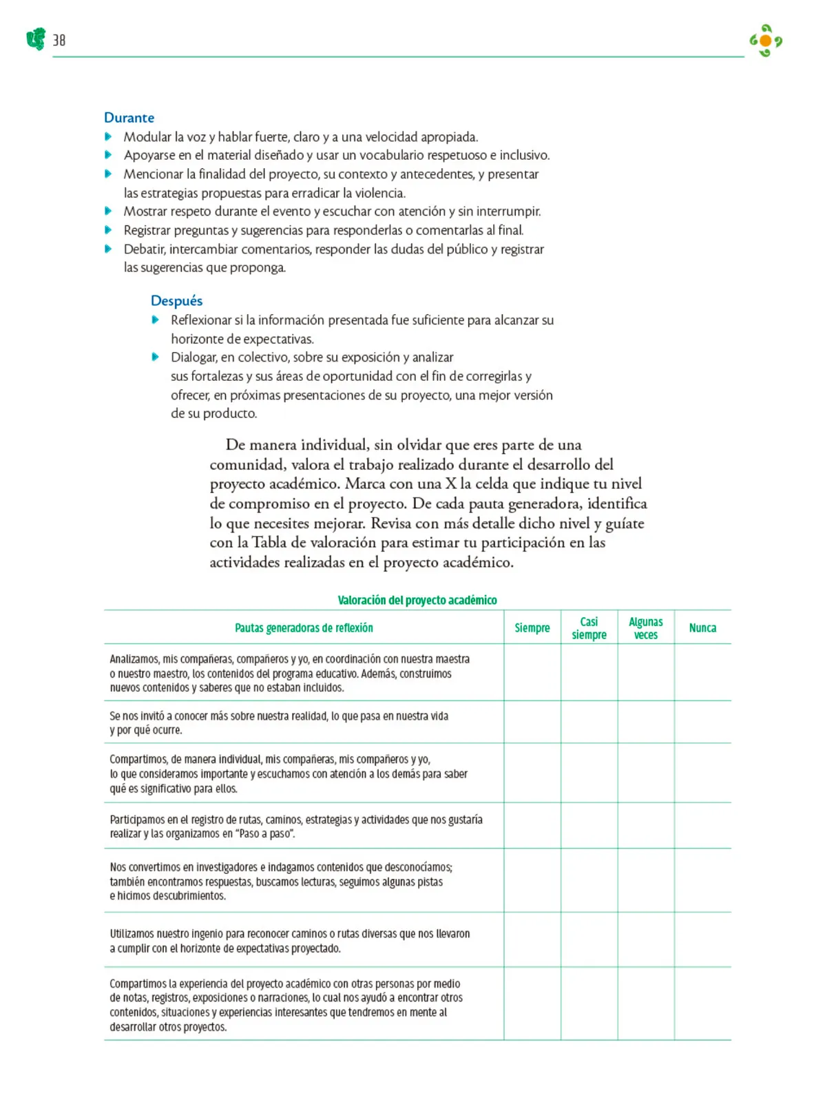 Página 39 de Colección Nanahuatzin. Nuestro libro de Proyectos. Tomo III. Libro de Educación Telesecundaria Grado 3° Ciclo Escolar 2025 - 2026