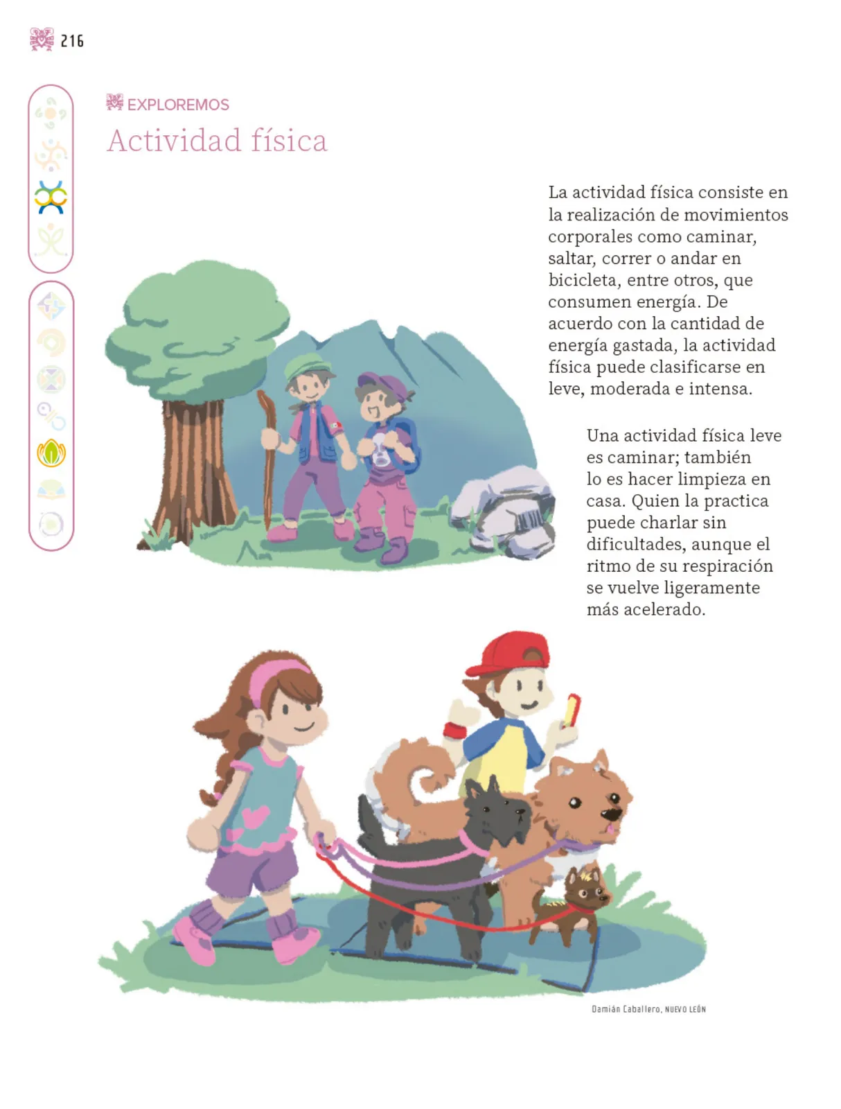 Página 217 de Nuestros saberes: Libro para alumnos, maestros y familia. Libro de Educación Primaria Grado 4° Ciclo Escolar 2025 - 2026