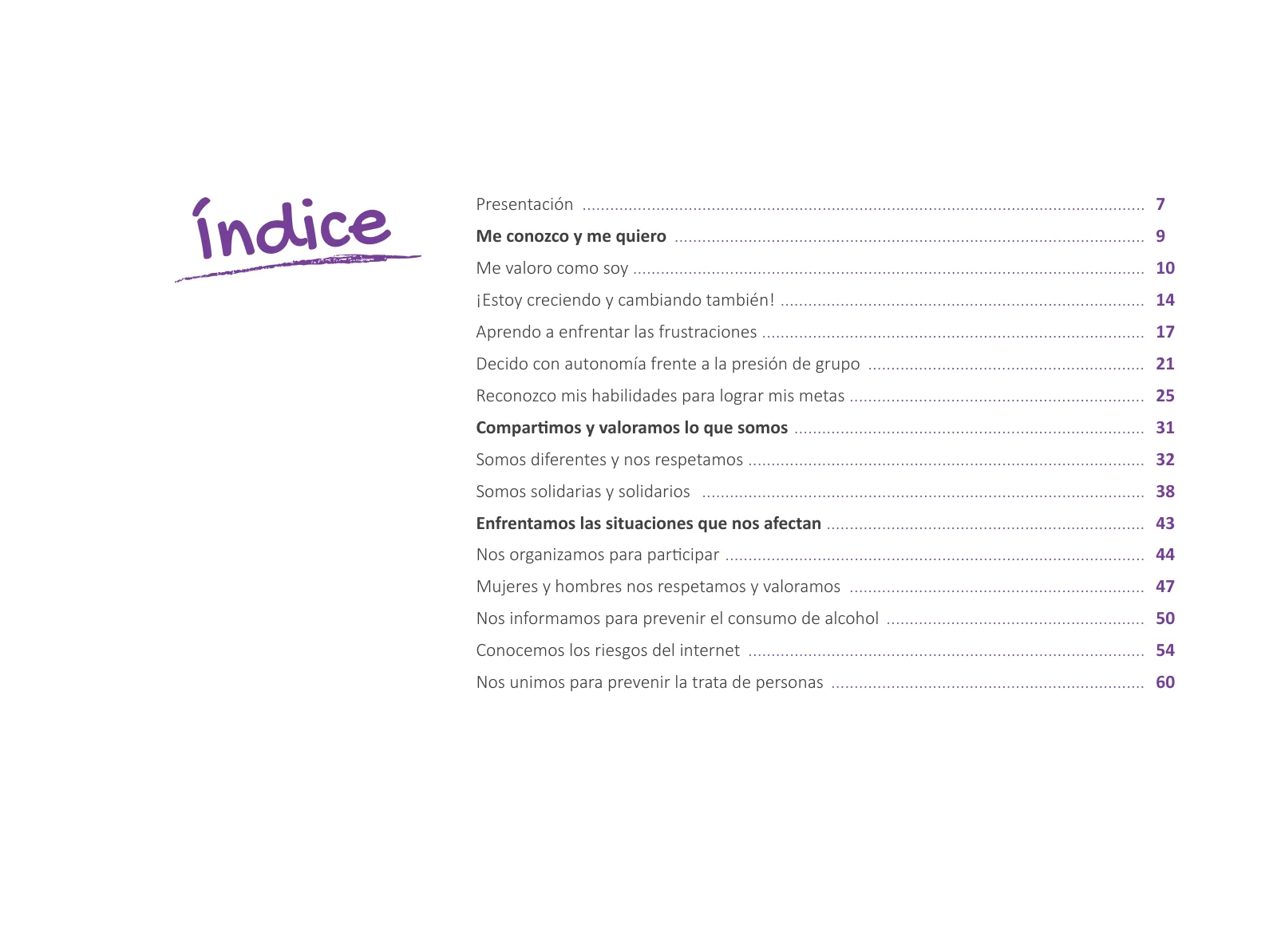 Página 5 de Cuadernillo de Tutoría Sexto Grado Educación Primaria 2019 · 2019