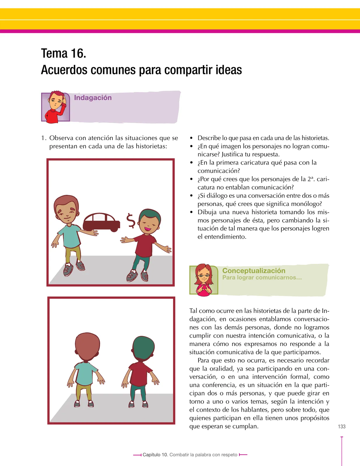 Página 133 de Lenguaje 7° · Secundaria Activa