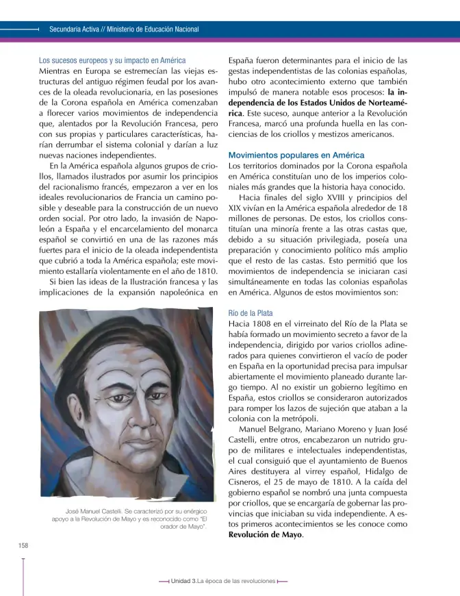Página 158 de Ciencias Sociales 8° · Secundaria Activa