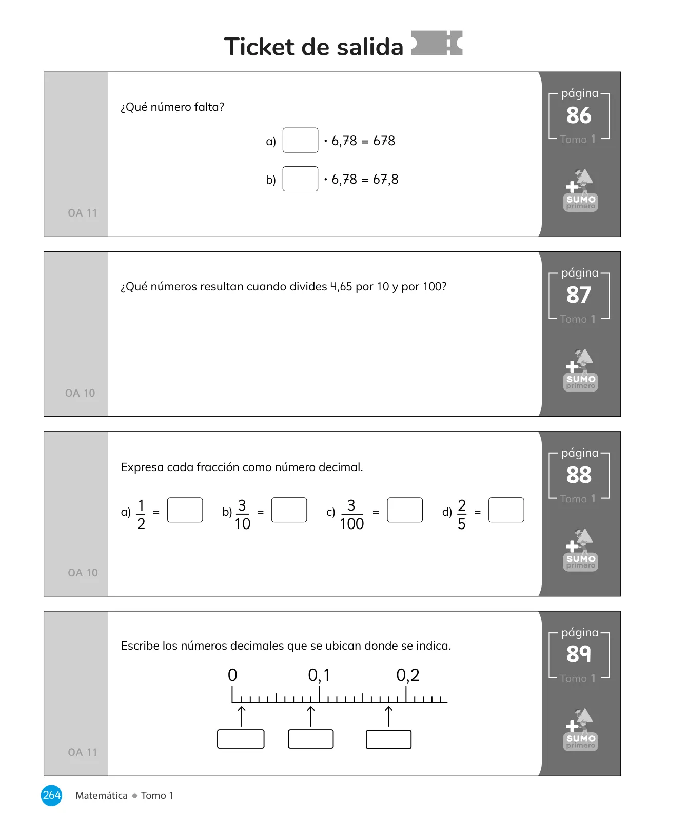 Miniatura página 266 de Sumo Primero – Quinto Básico | Texto del Estudiante MINEDUC – Descargar PDF · 2024