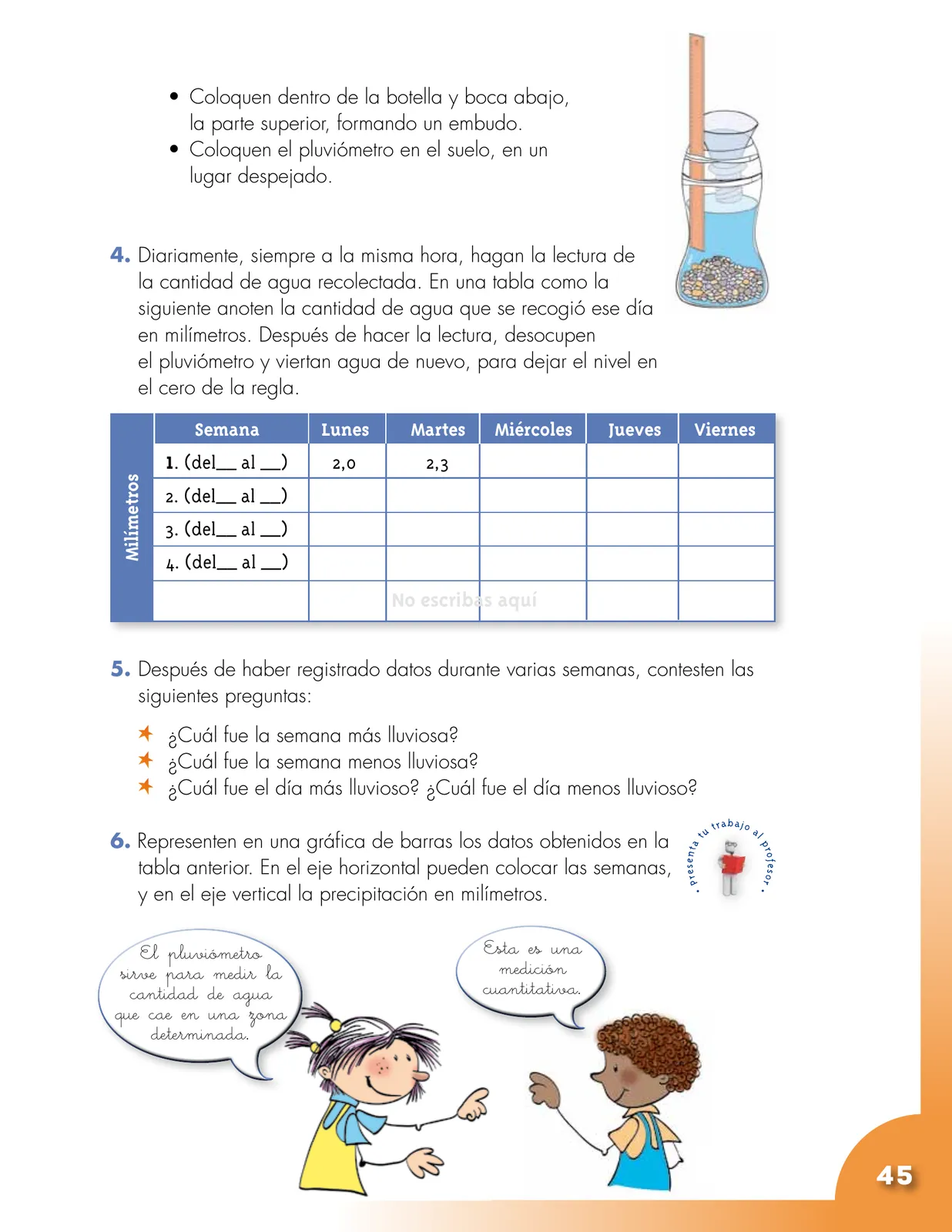 Página 45 de Ciencias Naturales 5° · Cartilla 03
