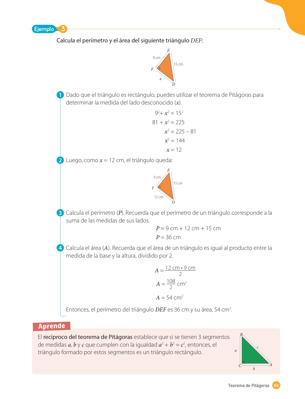 Página 91 de Matemática – Octavo Básico | Texto del Estudiante MINEDUC – Descargar PDF · 2024