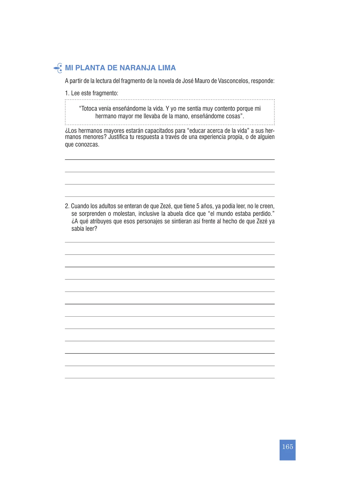 Página 167 de Antología literaria 1 · 2019