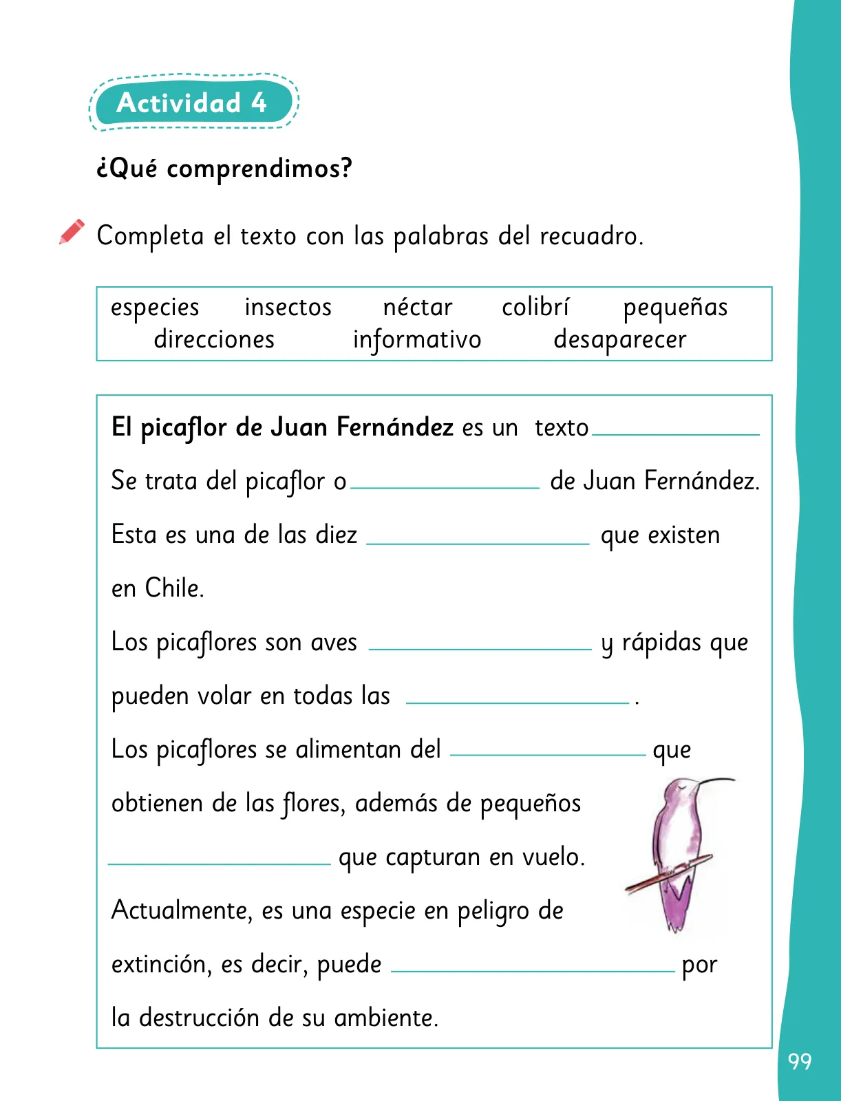Página 101 de Lenguaje y Comunicación – Segundo Básico – Texto del Estudiante MINEDUC – Descargar PDF · 2024