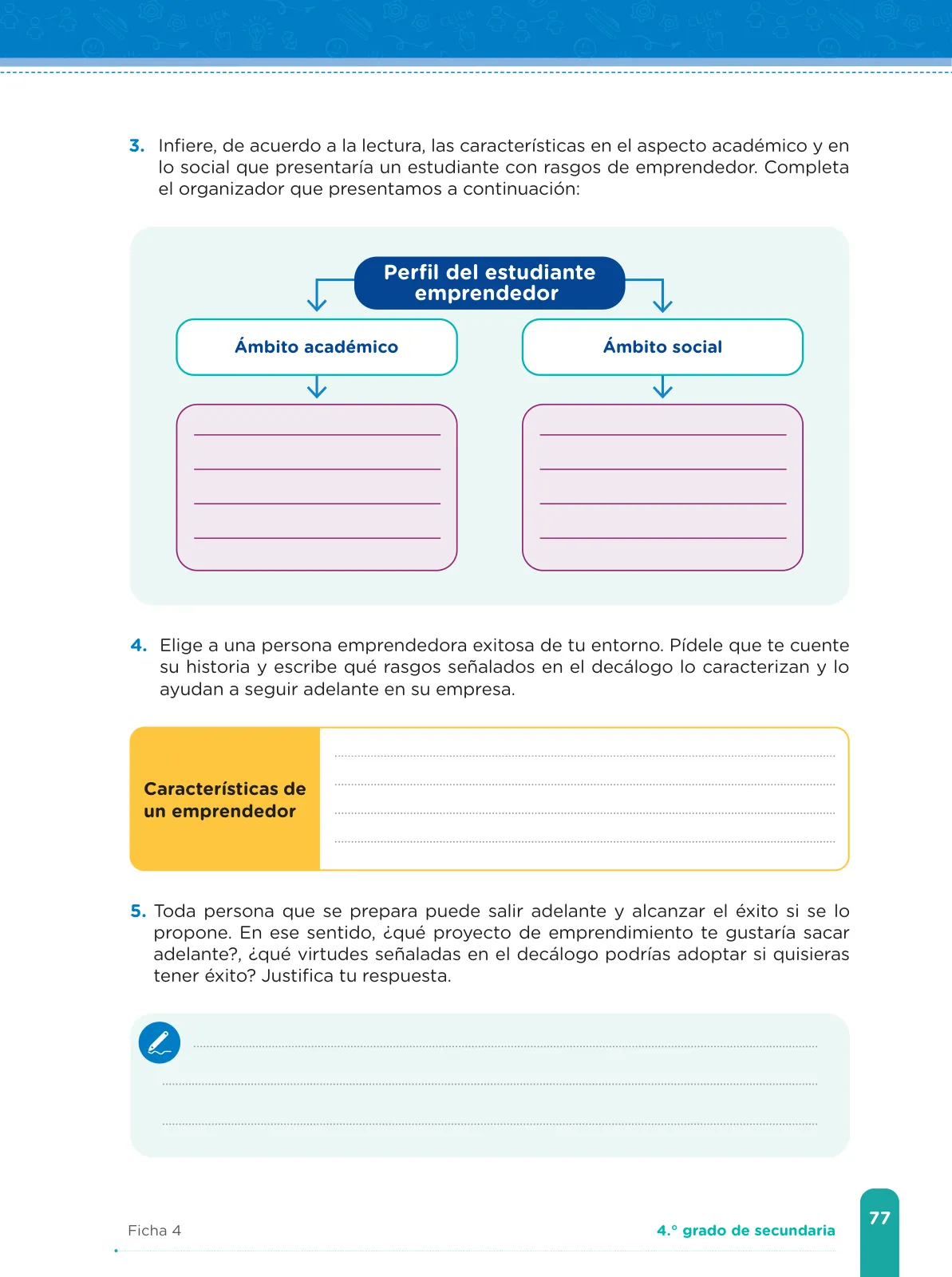 Página 79 de Fichas de aprendizaje de Comunicación 4 · 2024