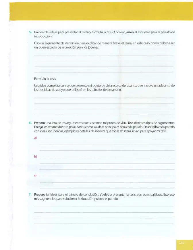 Página 235 de Lengua Y Literatura 9° · Egb 9 Lengua Y Literatura 2025 · 2025