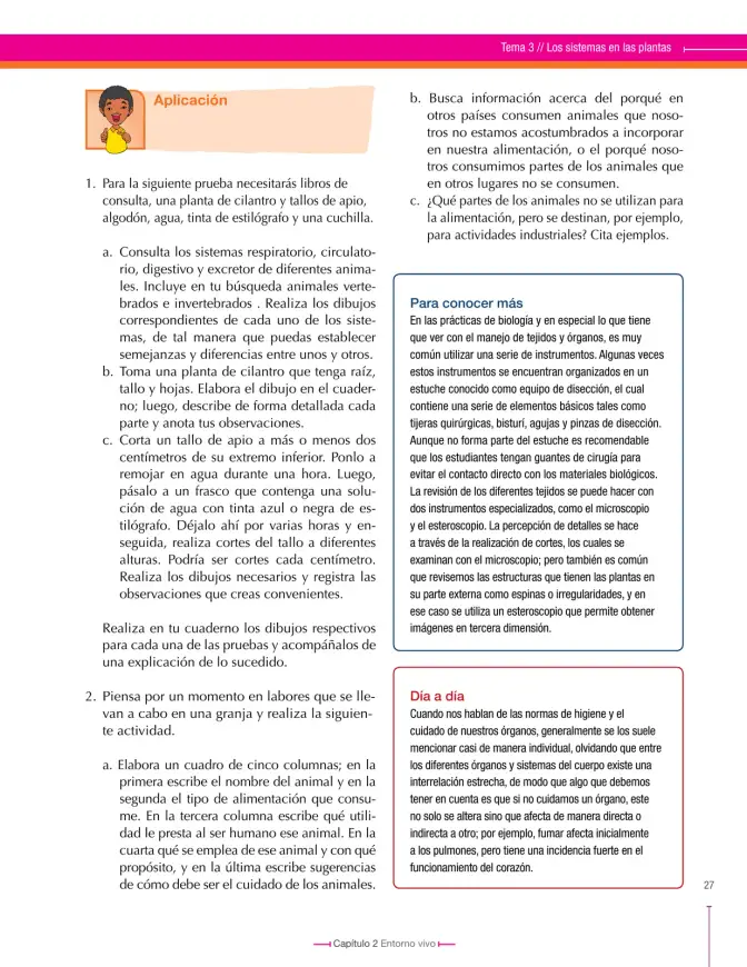 Página 27 de Ciencias Naturales 8° · Secundaria Activa