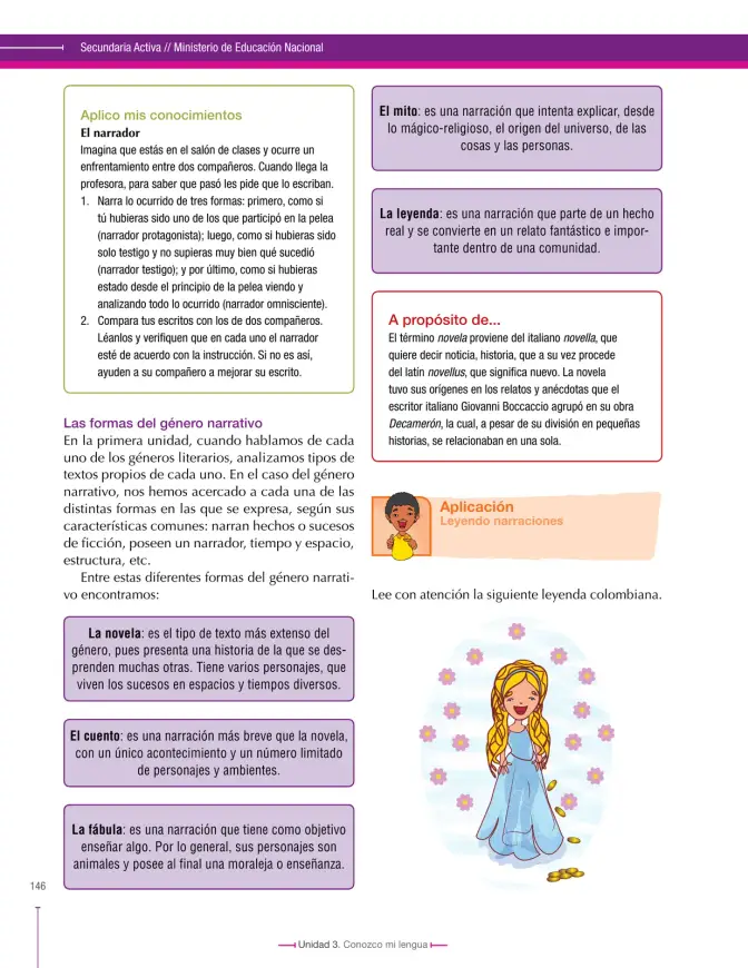 Página 146 de Lenguaje 6° · Secundaria Activa