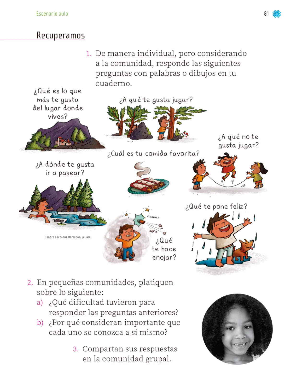 Página 82 de Proyectos de Aula. Libro de Educación Primaria Grado 1° Ciclo Escolar 2025 - 2026