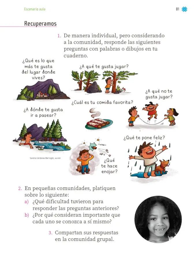 Página 82 de Proyectos de Aula. Libro de Educación Primaria Grado 1° Ciclo Escolar 2025 - 2026