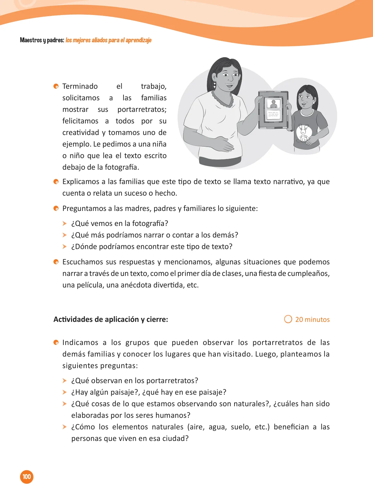Miniatura página 102 de Guía para el trabajo docente con las familias del ciclo IV de Primaria · 2016