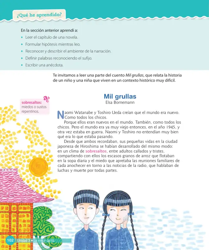 Página 104 de Lenguaje y Comunicación – Tercero Básico | Texto del Estudiante MINEDUC – Descargar PDF · 2024